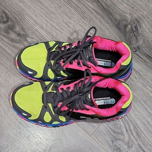 EUC FILA Shadow Sprinter Multi Colored Coolmax Sneakers - Picture 3 of 8